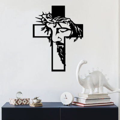 Jesus Cross Metal Wall Decor Religious Metal Wall Art Metal Crosses Wall Decor Metal Catholic Crosses Wall Hangings Christian - Timothy's legacy