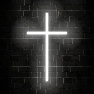 Jesus Cross Neon Sign, Home Decor LED Neon Sign,Wall Decor，Christmas New Year Wedding Birthday Party Sign, Easter Decoration - Timothy's legacy